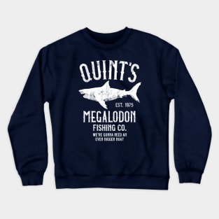 Quint's Megalodon Shark Fishing - The Meg Crewneck Sweatshirt